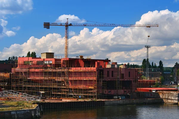 stock image Ship under construction