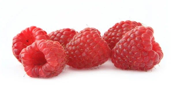Six raspberries — Stock Photo, Image