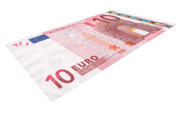 Nota de dez euros — Fotografia de Stock