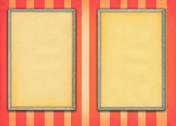 Two empty frames — Stock Photo, Image