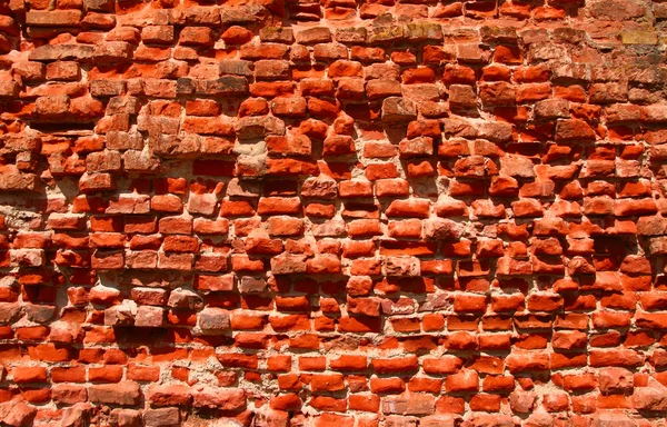 파괴 벽돌 벽 — 스톡 사진
