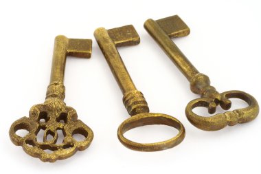 Three keys clipart