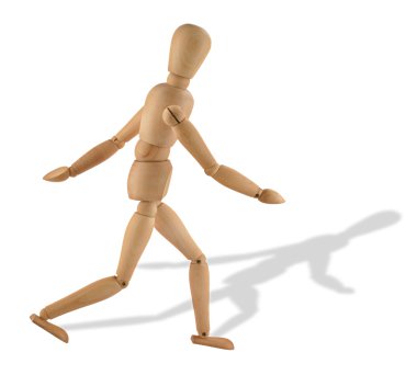 Running figure #2 clipart