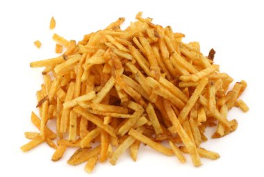 Stack of French fries clipart