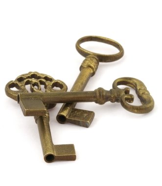 Old keys clipart