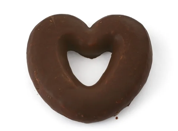 stock image Heart-shaped cookie