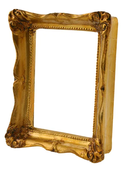 Gold frame from perspective — Stock Photo, Image