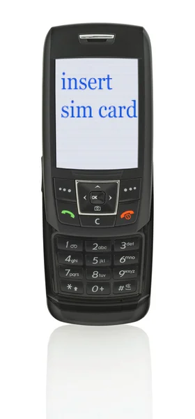 Telefone celular com mensagem — Fotografia de Stock