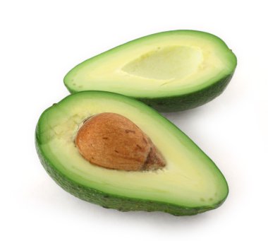 Cut avocado clipart