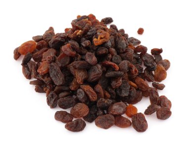 Raisins on white clipart