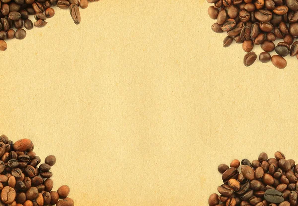 Рамка с кофе — стоковое фото