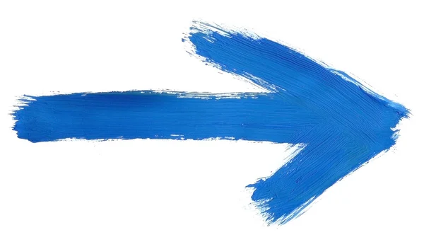 Hand painted arrow — Stock Photo, Image