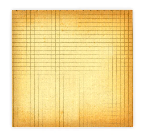 Old squared paper — Stock Photo, Image