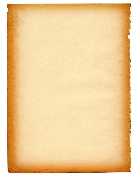 Página de papel viejo — Foto de Stock