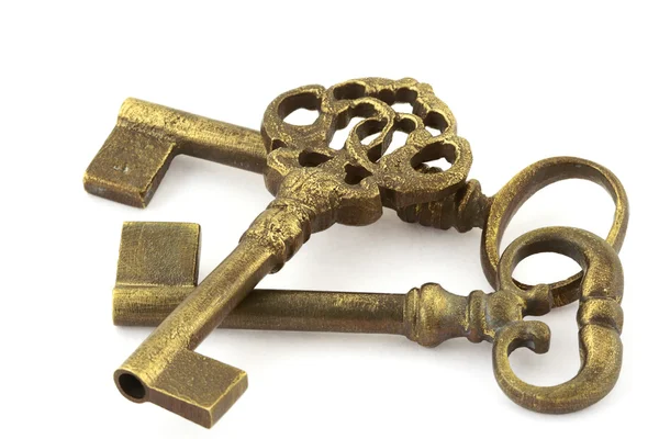 Tres llaves viejas — Foto de Stock
