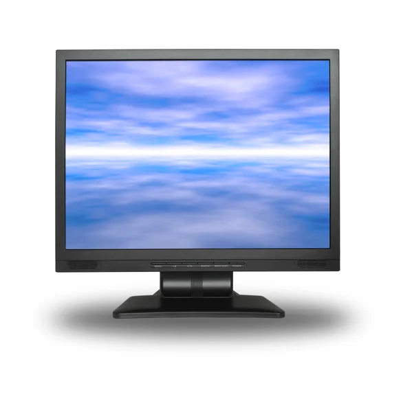 Wyświetlacz LCD z nieba — Zdjęcie stockowe