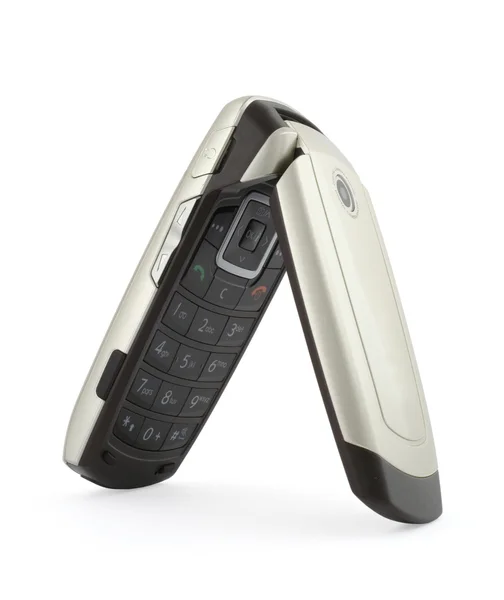 Telefone celular com aba — Fotografia de Stock