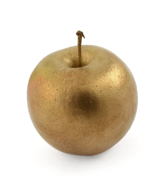Gold apple — Stock Photo, Image