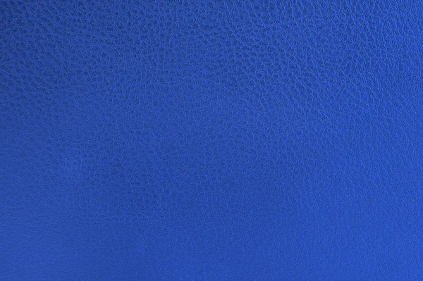 Close-up van blauwe leder texture — Stockfoto