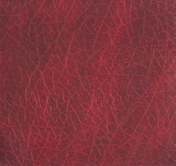 Rough maroon leather texture — Stock Photo, Image