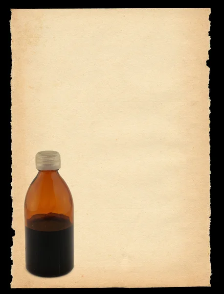 Papel com motivo de garrafa - vertical — Fotografia de Stock