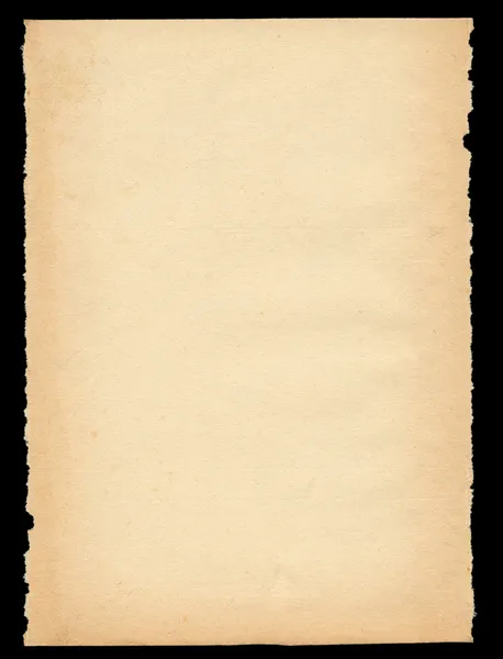 Ausgerissenes altes Blatt Papier - xxl Größe — Stockfoto
