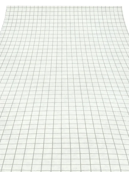 Quadratische Papierseite - Blick aus der Perspektive — Stockfoto