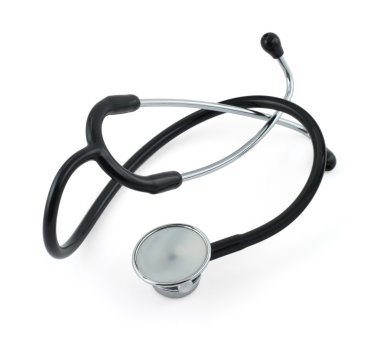 Stethoscope isolated on white clipart