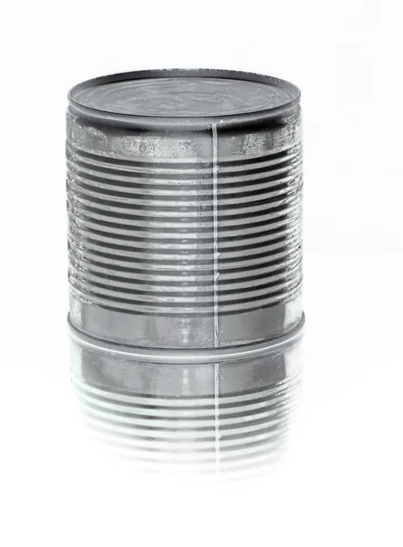 Food tin can on white — Stock Photo, Image