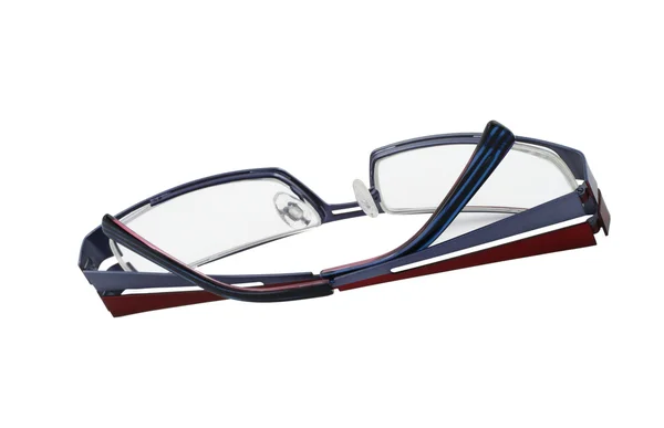 Modern glasses on white — Stock Photo, Image