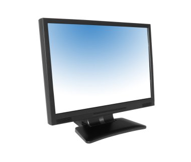 Wide LCD screen clipart