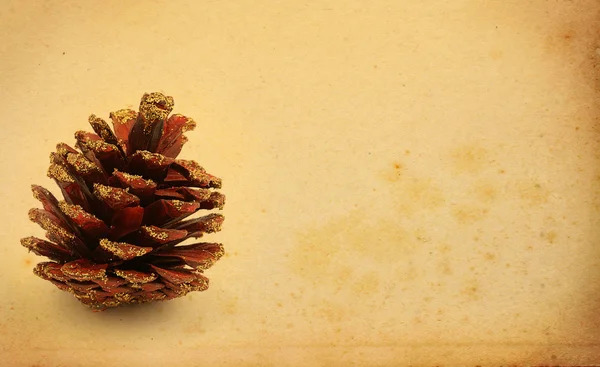クリスマスの装飾的な円錐形 — ストック写真