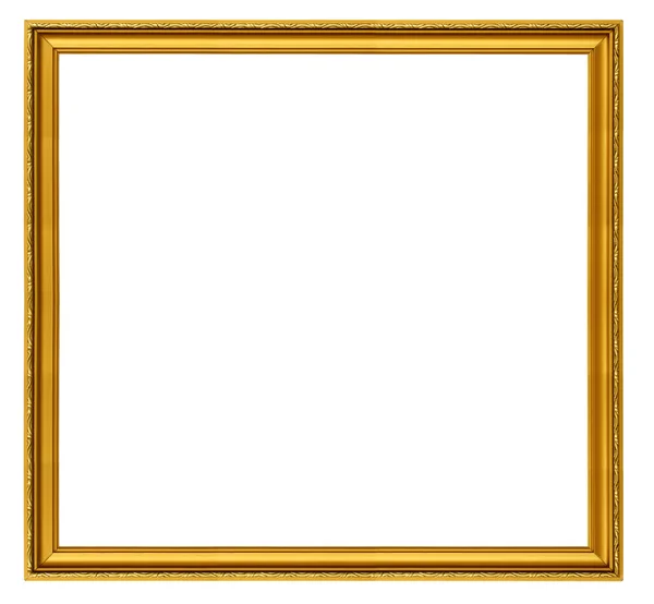 XXL size golden square frame — Stock Photo, Image