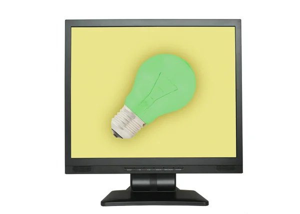 Concepto de idea en la pantalla LCD — Foto de Stock