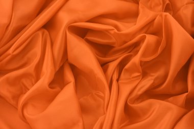 Orange satin clipart