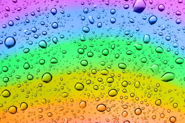Rainbow droppar — Stockfoto