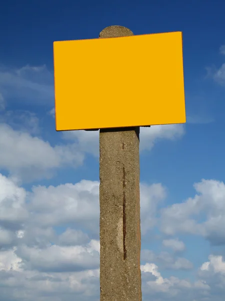 Blank sign post — Stock Photo, Image