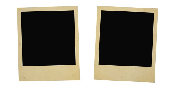 Zwei alte Fotorahmen — Stockfoto