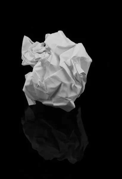 Crumpled paper ball — Stock Photo, Image