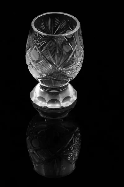 Liqueur glass with reflection — Stock Photo, Image