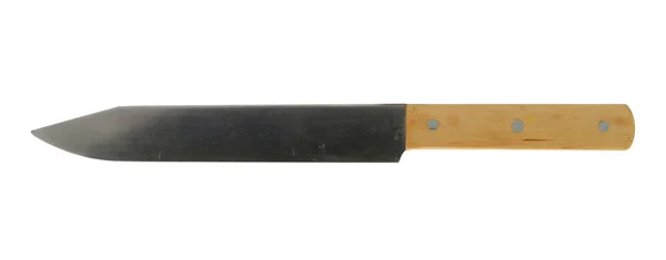Saf beyaz zemin üzerinde bıçak — Stok fotoğraf