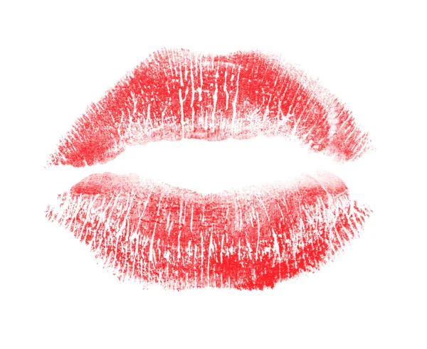 Червоний поцілунок — стокове фото