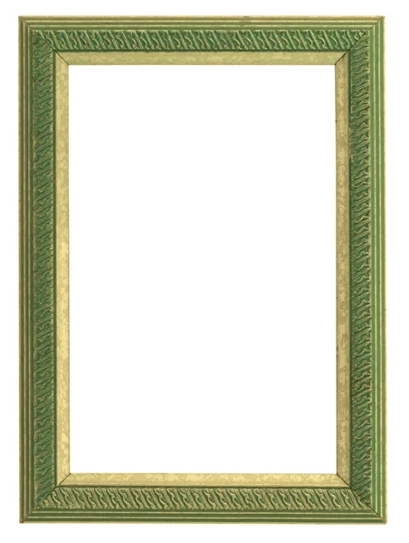 Groene en gouden frame — Stockfoto
