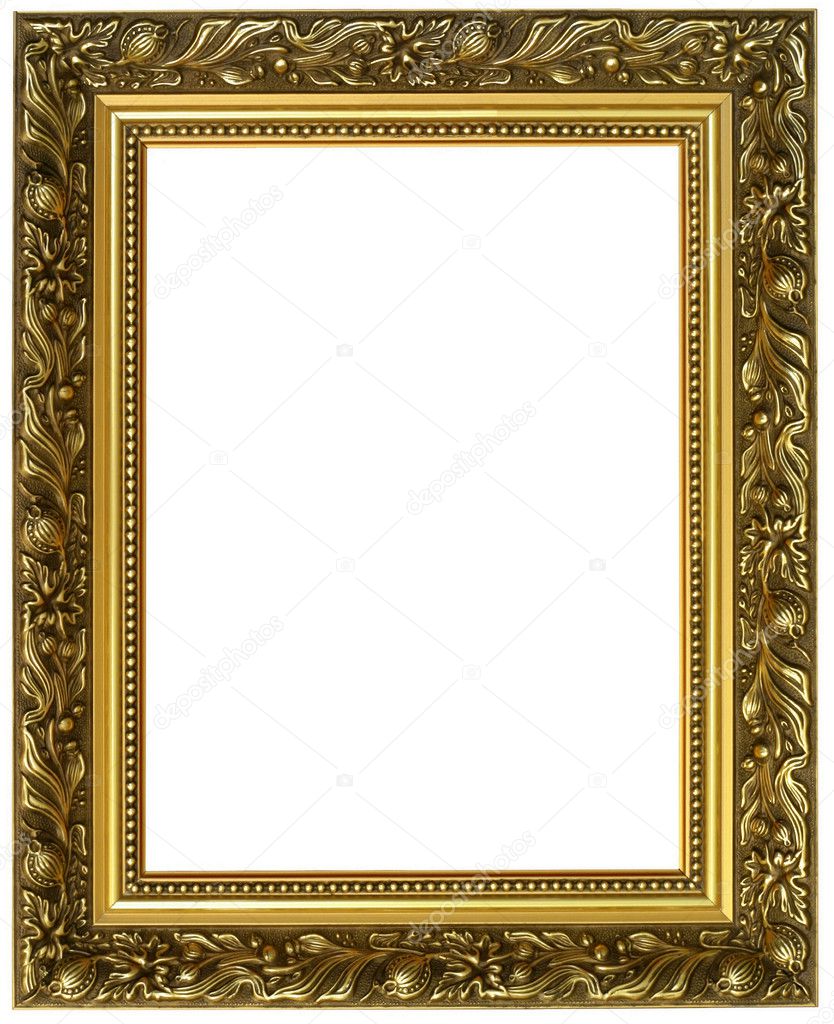 Horizontal golden frame
