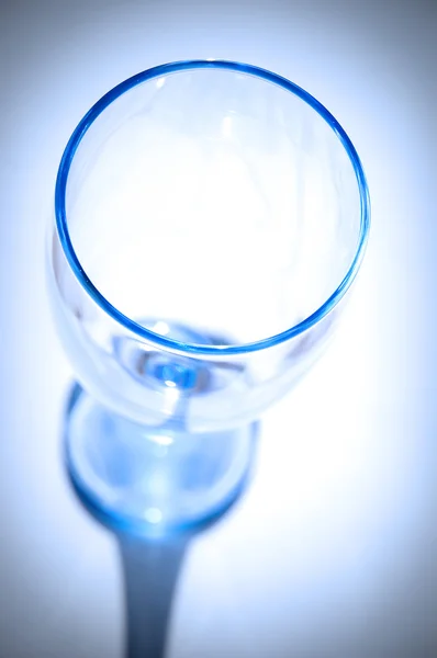 青いガラス — ストック写真