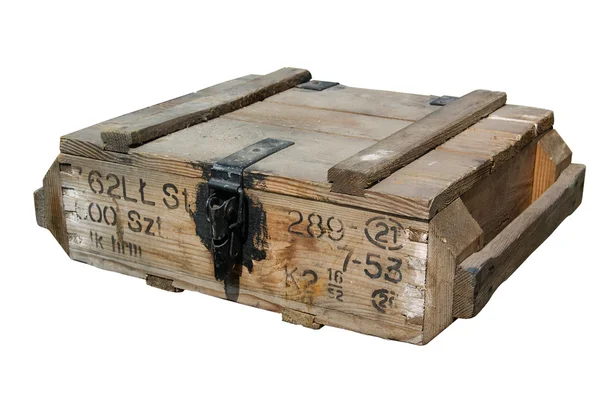 İkinci Dünya Savaşı'ndan itibaren cephane kutusu — Stok fotoğraf