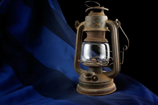 Старий Шахтар лампа — стокове фото