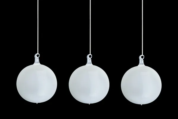Christmas tree ball, milk glass — Stock Photo, Image