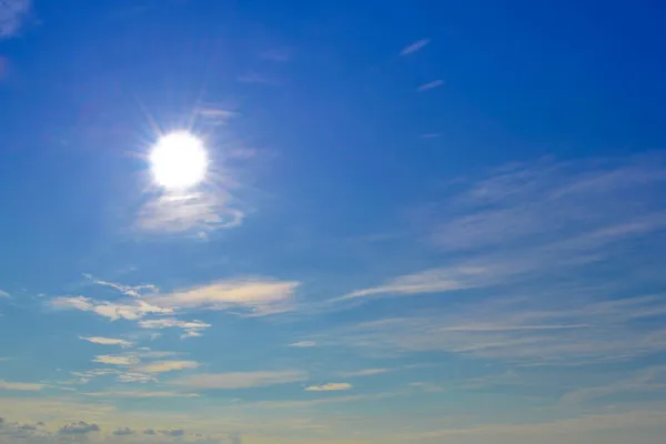 Stock image Blue sky with sun-rays