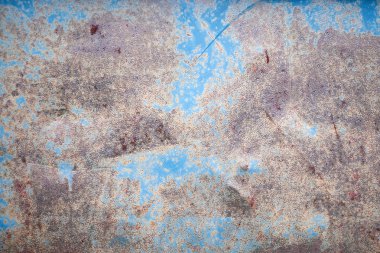 Blue rusted metal surface No. 3 clipart